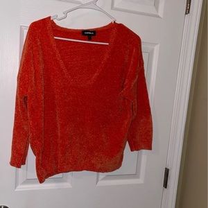 Orange sweater